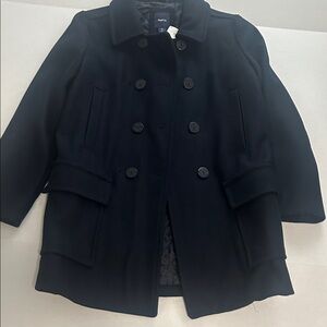 GAP Kids Classic Black Pea Coat